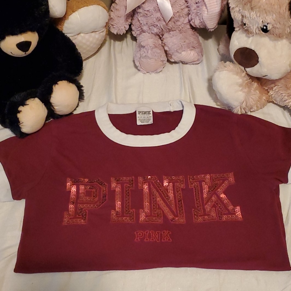 PINK sequins shirt